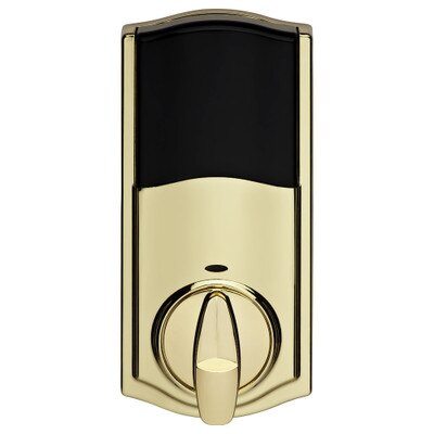 Kwikset 914 Series SmartCode Zigbee Deadbolt with Cox, Polish Brass
